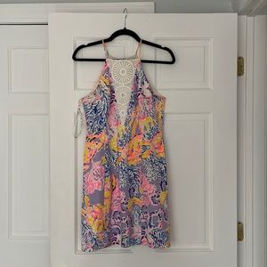 Lilly Pulitzer Floral/Lace Dress Sz 2